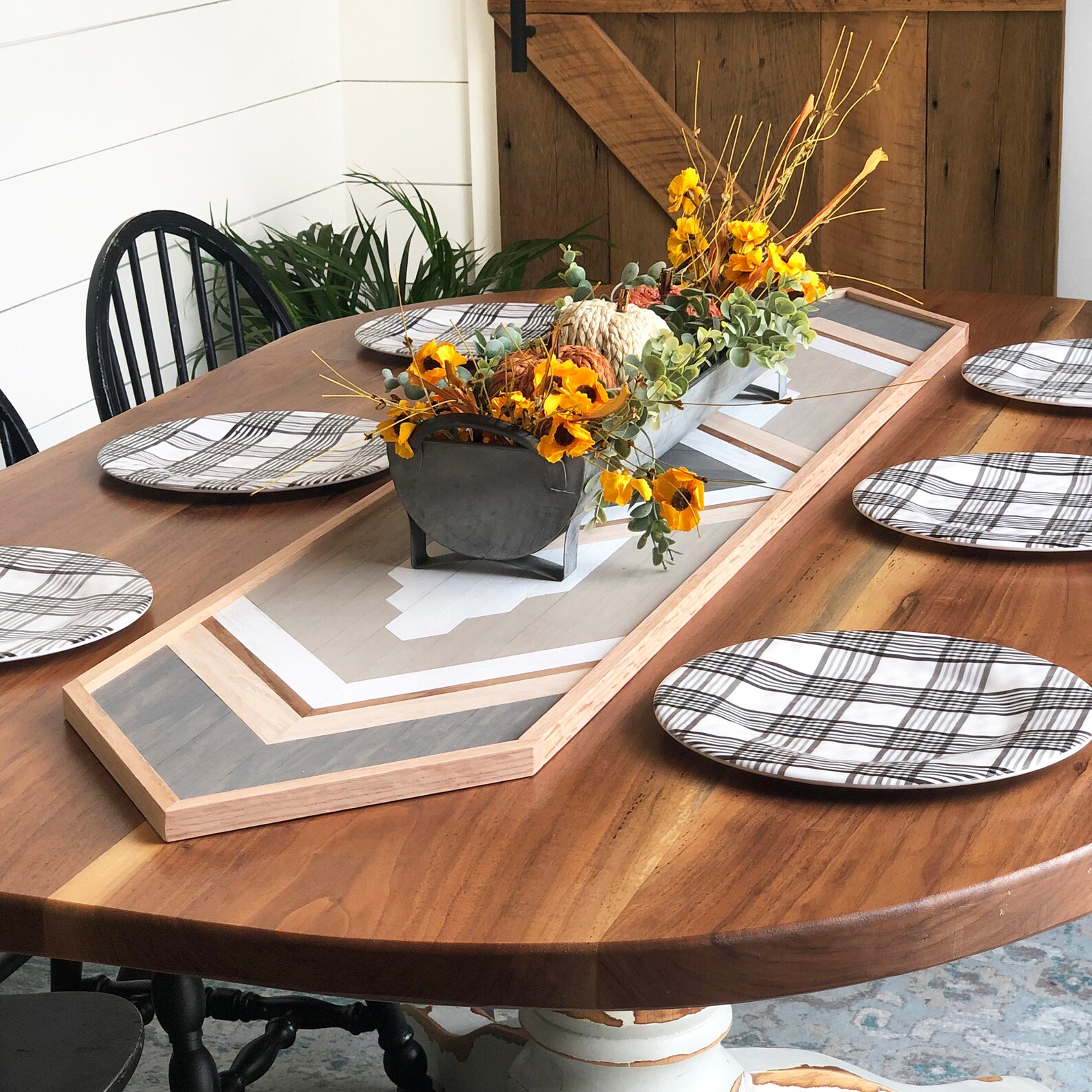 Denali Table Centerpiece & Wood Wall Art Centerpieces for Etsy