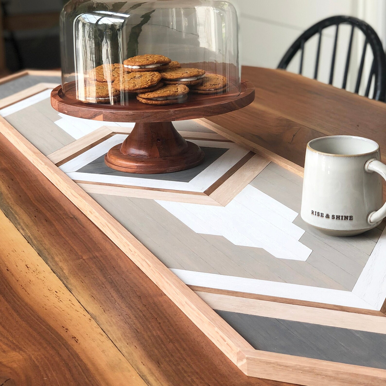 Denali Table Centerpiece & Wood Wall Art Centerpieces for Etsy