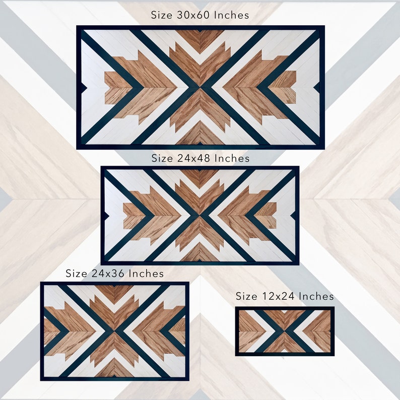 Brixon Geometric Wood Wall Art Wood Wall Art Reclaimed Wood Etsy