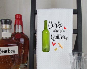 Funny Dish Towels | Funny Kitchen Towels | Wine Lovers | Gift For Mom | Tea Towels |  House Warming Gift | Hand Towel | Bar Towel