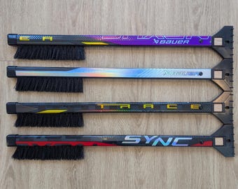 4 PACK**Bauer Hockey Stick Snow Brush and Ice Scraper