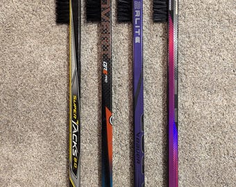 4 PACK**Extra Long Hockey Stick Snow Brush and Ice Scraper