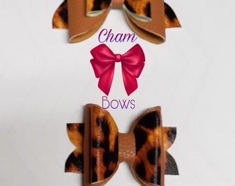 Leopard Bows- Big Bow