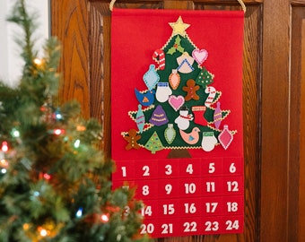 Advent Calendar Felt Christmas Tree