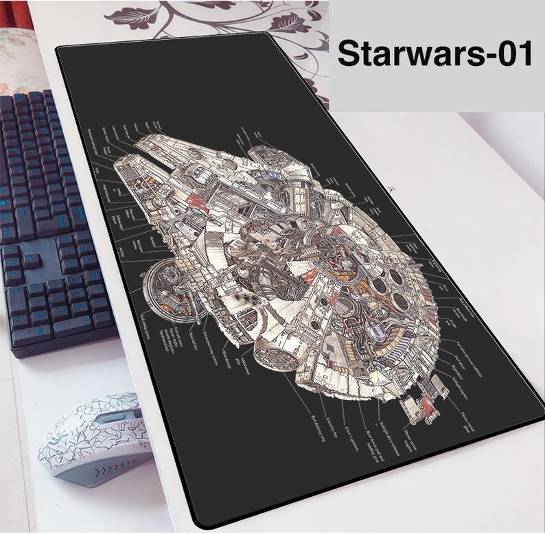 Gaming mouse pad Extended mouse pad XL XXL Star Wars Etsy