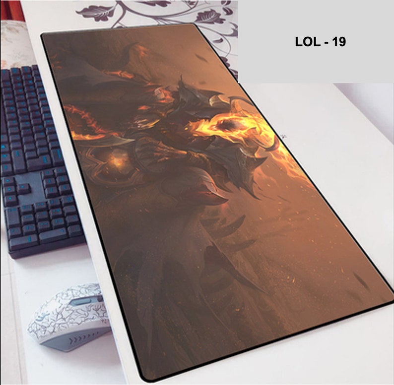 Gaming Mouse Pad Extended Mouse Pad XL XXL League of Etsy