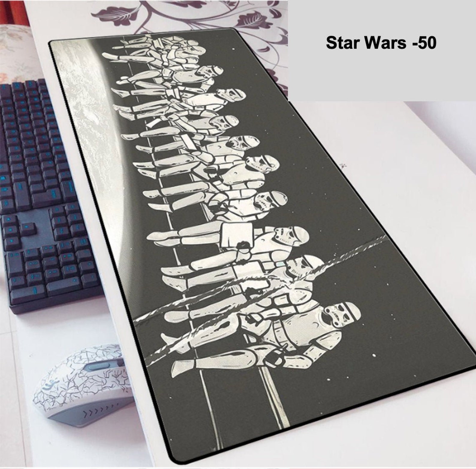 Gaming mouse pad XL XXL Star Wars Stormtrooper Office Etsy