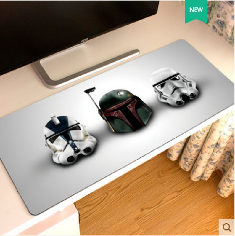 Gaming mouse pad XL XXL Star Wars stormtrooper helmet Etsy