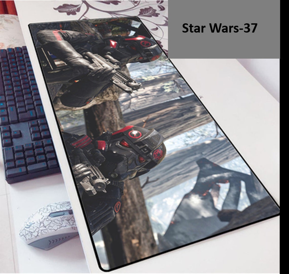 Gaming mouse pad XL XXL Star Wars Stormtrooper Elite Etsy