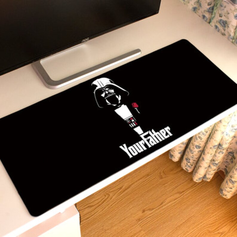 Gaming Mouse Pad XL XXL Star Wars Darth Vader Office Etsy