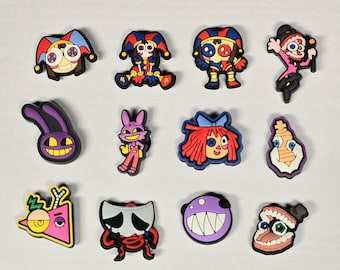 The Amazing Digital Circus Shoe Charms 12 Piece Set
