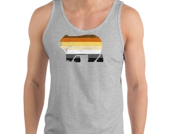 Vintage Bear Pride Tank Top: Soft Cotton Gay Bear Shirt