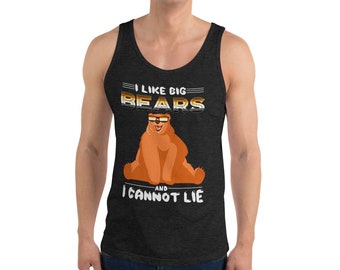 Bear Pride Tank Top: "I Like Big Bears" LGBTQ+ Apparel