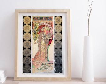 Gizmonda by Alphonse Mucha | Vintage Art Nouveau Print