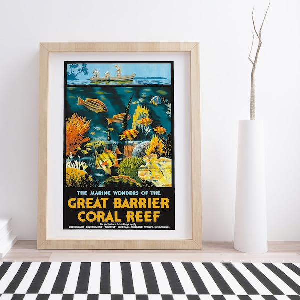 Great Barrier Reef | Vintage-Reiseposter