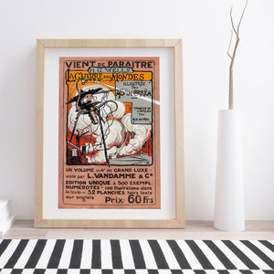 Krieg der Welten von Henrique Alvim Correa | Vintage Werbeplakat
