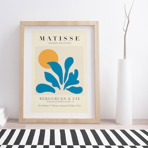 Matisse Papiers Decoupes 1953 Exhibition Poster | Vintage Art Exhibition Poster