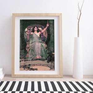 Circe Offering the Cup to Ulysses by John William Waterhouse | Vintage Fine Art Print
