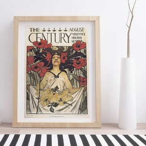 The August Century Cover  by J.C. Leyendecker | Vintage Magazine Cover