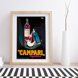 Campari Laperitivo by Marcello Nizzoli |  Vintage Advertising Poster