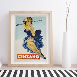 Cinzano | Vintage Werbeplakat