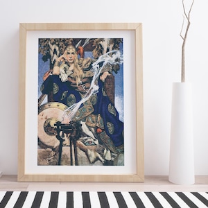 Queen Maeve by J.C. Leyendecker  | Vintage Fine Art Print