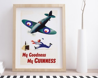 My Goodness My Guinness by John Gilroy | Vintage Advertising Poster