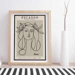 Picasso 1972 Exhibition Poster | Vintage Art Exhibition Poster