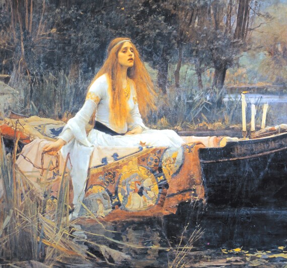 ジョン・ウィリアム・ウォーターハウス作「シャロットの女