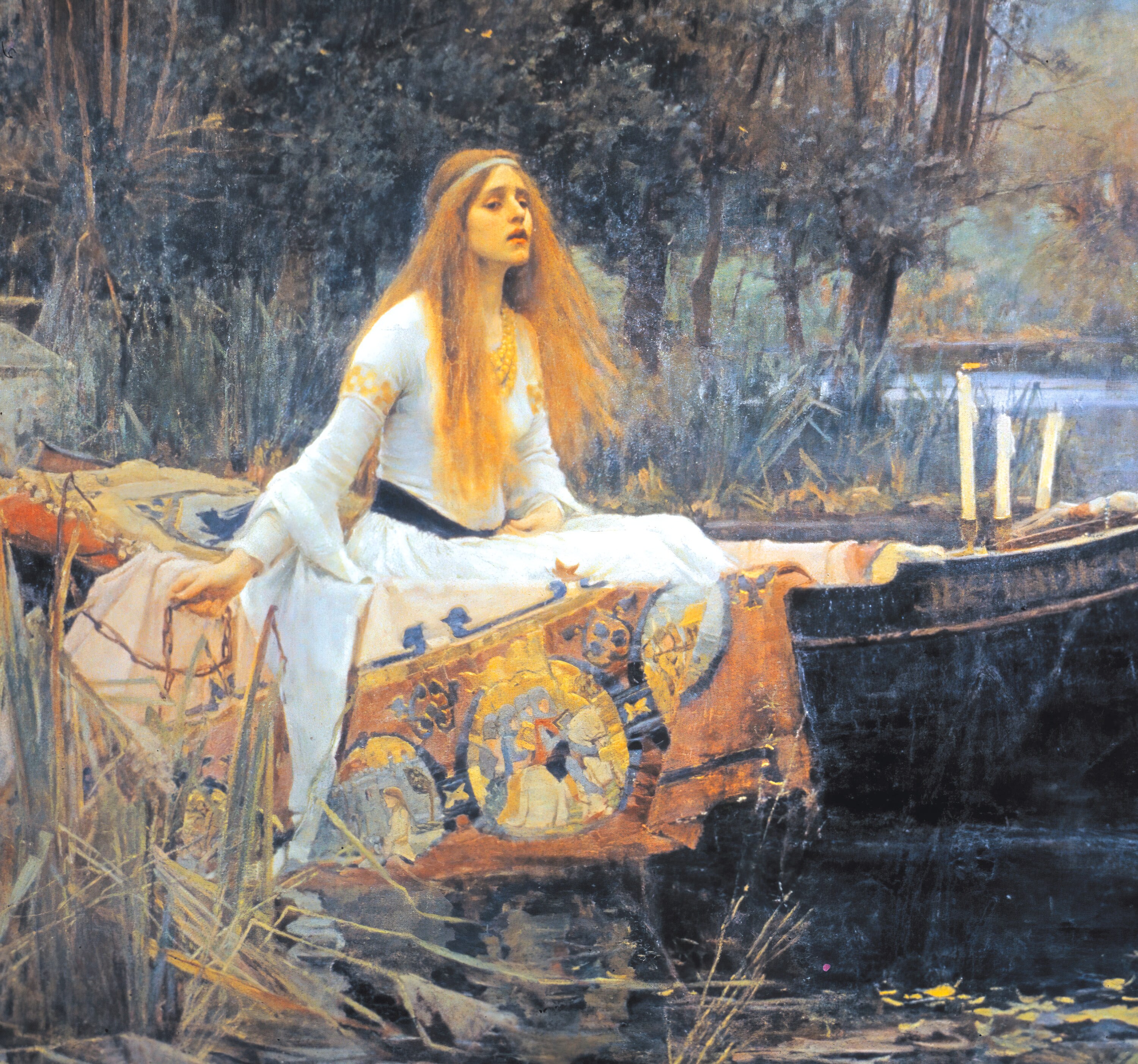 ジョン・ウィリアム・ウォーターハウス作「シャロットの女