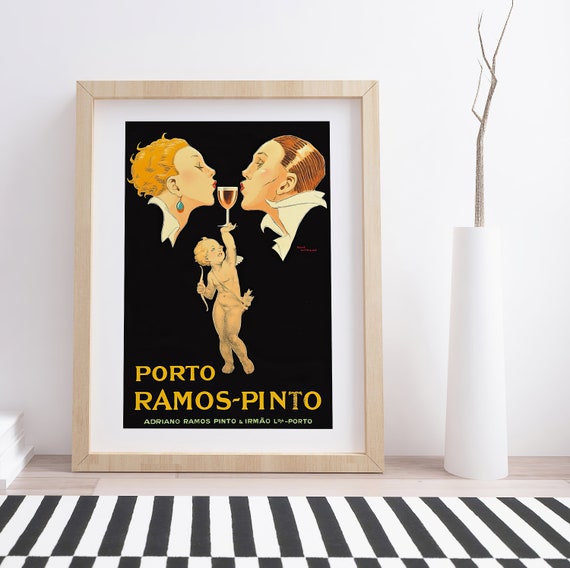 Porto Ramos Pinto by Rene Vincent | Vintage Advertising Poster - Etsy
