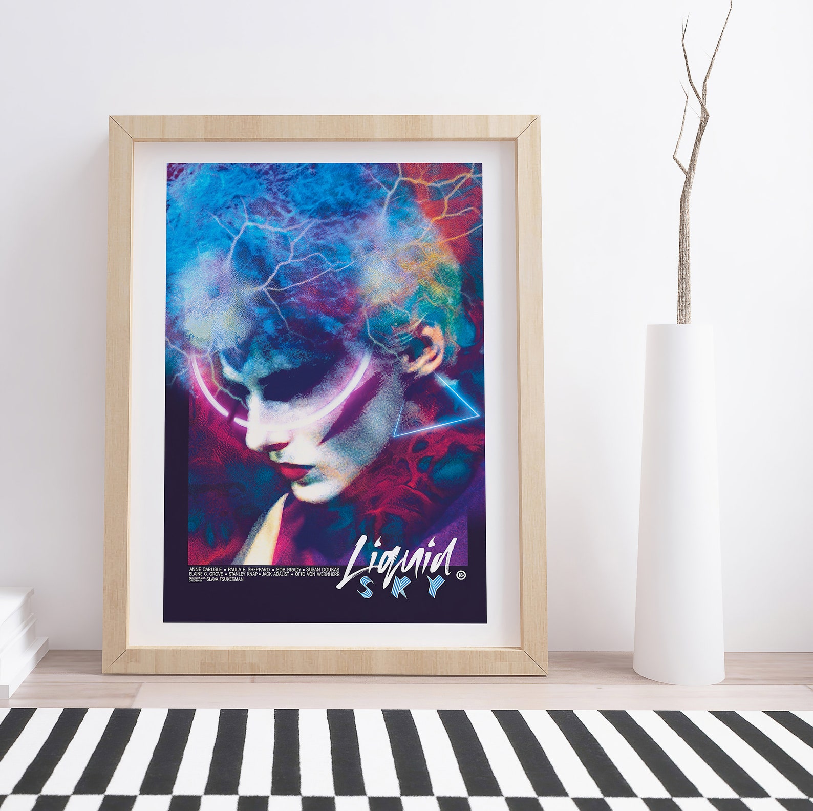 Liquid Sky Movie Poster Vintage 80's Film Poster Etsy