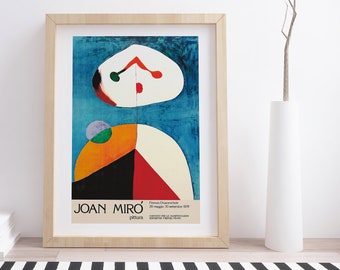 Joan Miró 1979 Exhibition Poster | Surrealism - Vintage Art Exhibition Poster