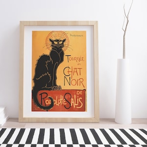 Tournée du Chat Noir by Theophile Alexandre Steinlen Vintage Advertising Poster image 1