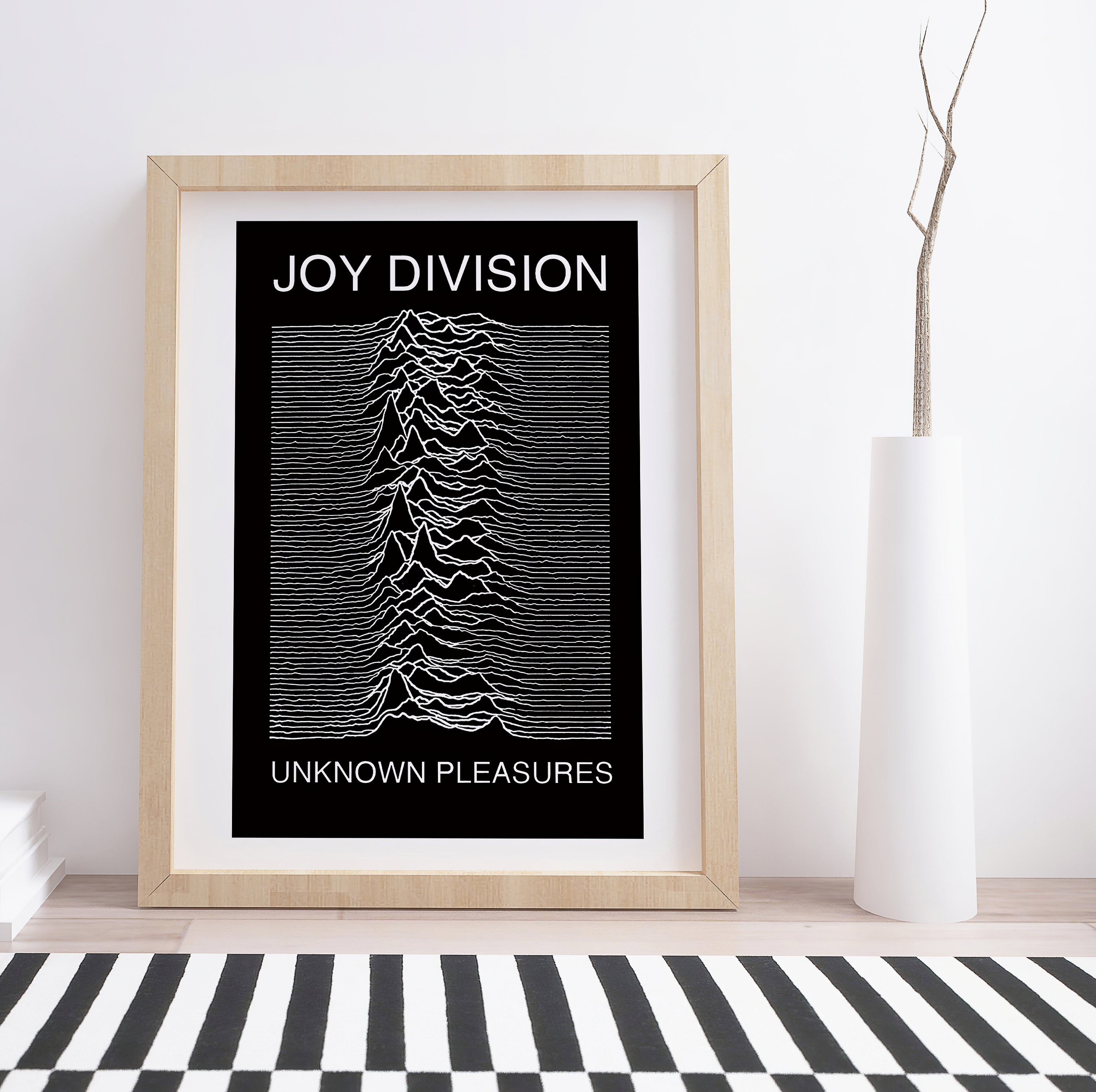 Joy Division, Unknown Pleasures | Vintage Album Cover Poster - Etsy