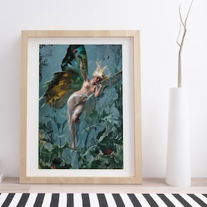 Femme Papillon by Luis Ricardo Falero | Vintage Fine Art Print