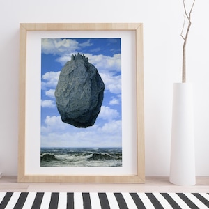 O Castelo dos Pireneus | René Magritte - Impressão Artística Vintage