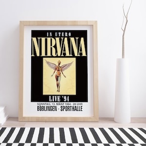 Nirvana rare poster - Etsy 日本