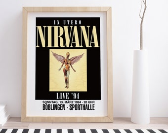 Kurt Cobain - Live on Stage - Nirvana - Officially Licensed GIANT