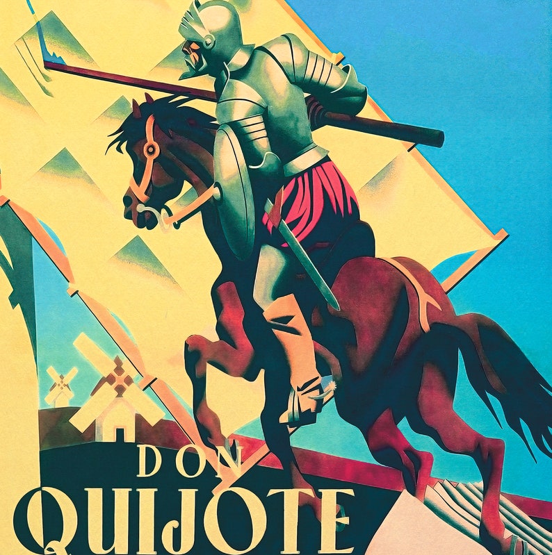 Don Quijote De La Mancha Movie Poster Vintage Movie Poster - Etsy