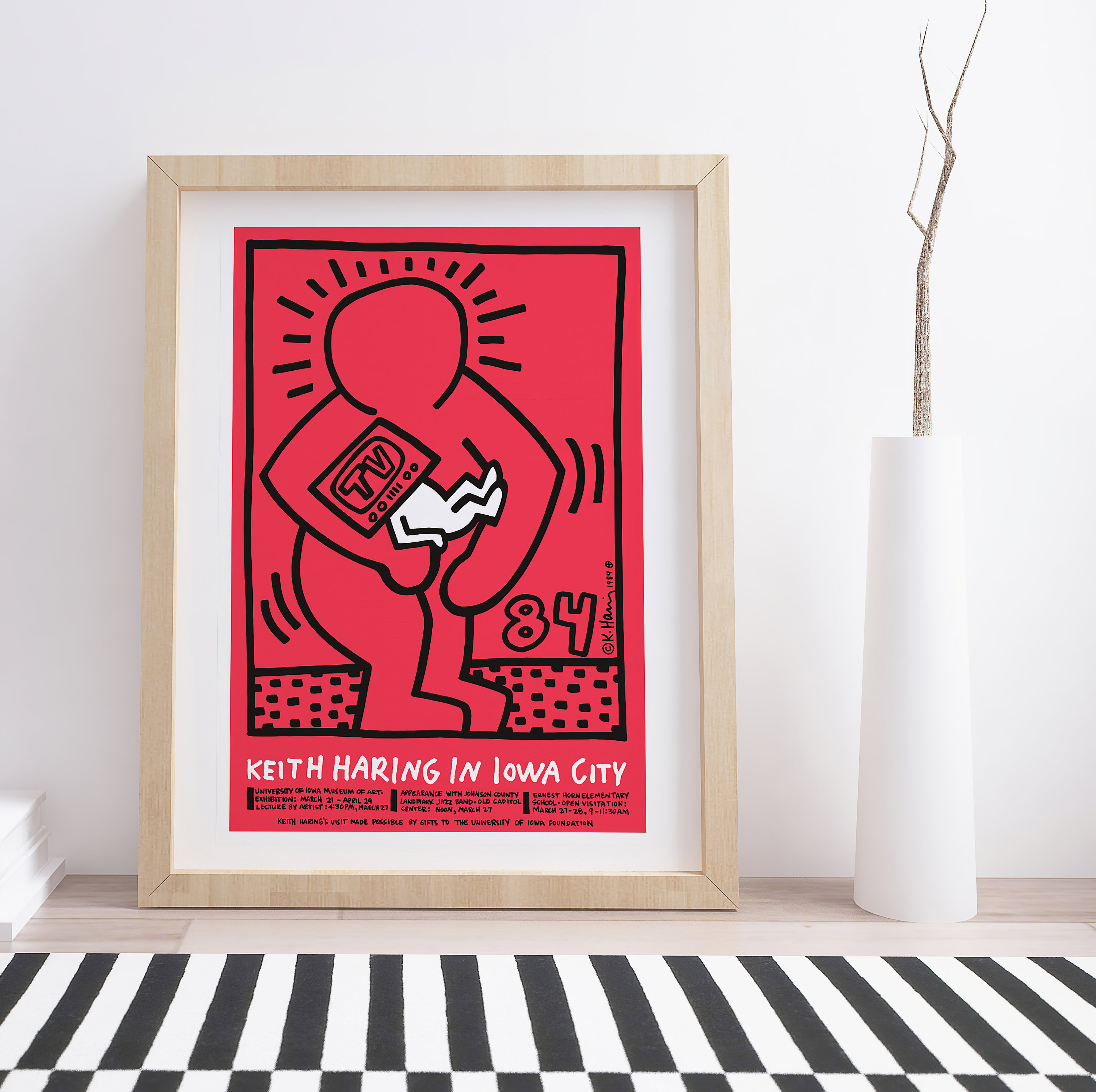 KEITH HARING アートポスター　キースヘリング 1984/キース・ヘリング【Keith Haring】ポスター | アトリエ