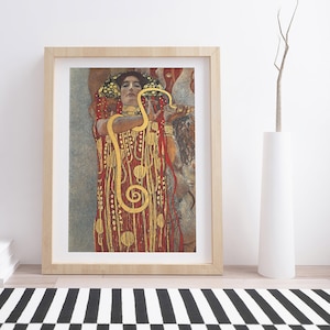 Hygie de Gustav Klimt | vintage Impression artistique