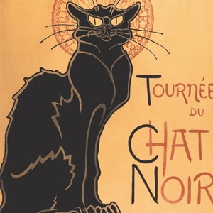 Tournée du Chat Noir by Theophile Alexandre Steinlen Vintage Advertising Poster image 2