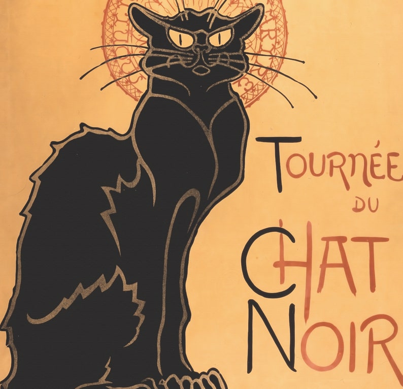 Tournée du Chat Noir by Theophile Alexandre Steinlen Vintage Advertising Poster image 2
