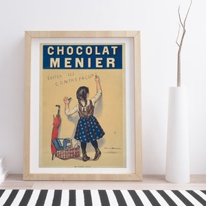 Chocolat Menier von Firmin Bouisset | Vintage Werbeplakat