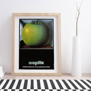 Magritte Exhibition Poster | Vintage Art Exhibition Poster