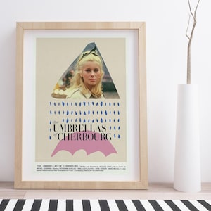 The Umbrellas of Cherbourg Movie Poster | Vintage French Film Poster