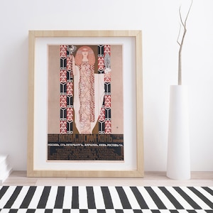 Russisches Plakat von Koloman Moser | Vintage Werbeplakat