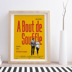 A Bout De Souffle | Vintage Filmplakat
