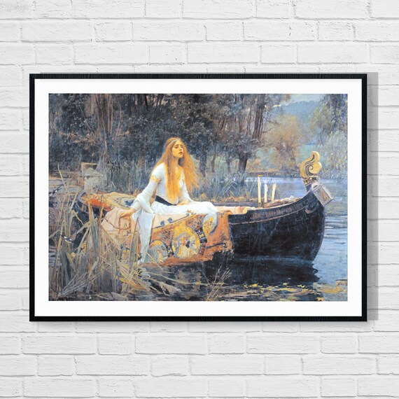 ジョン・ウィリアム・ウォーターハウス作「シャロットの女